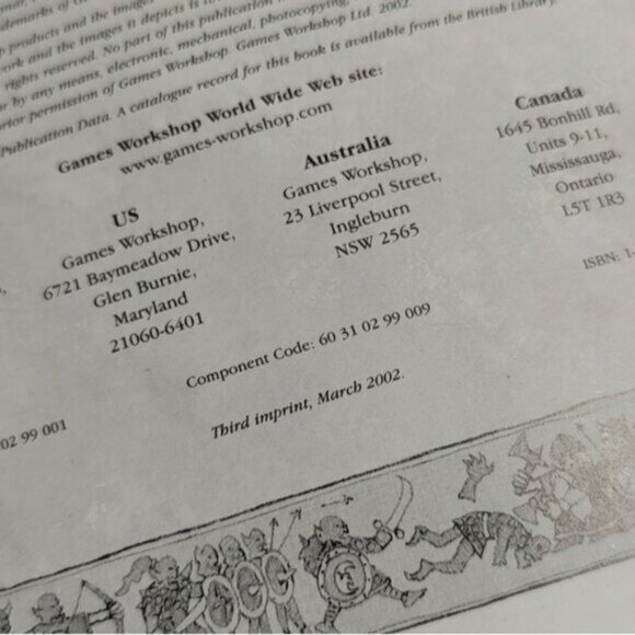 Warhammer The Game of Fantasy Battles 2002 Core Rule Book - Picture 11 of 11